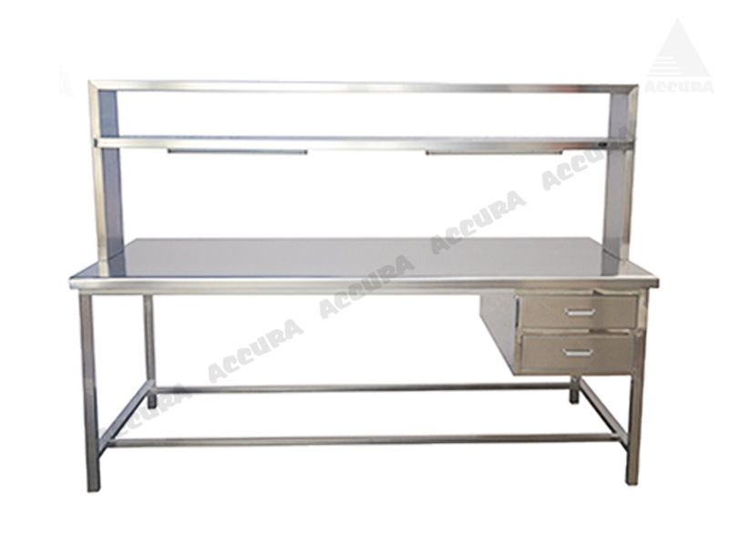 WORKING TABLE FOR LAB - FULLY STAINLESS STEEL 4